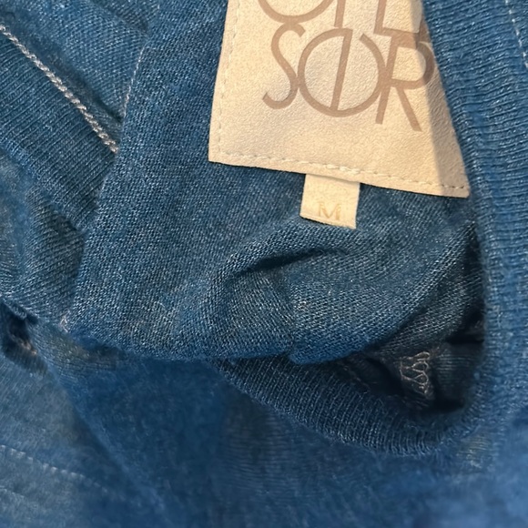 NWOT, Chaser, Women’s, three-quarter sleeve dress, tie at waist, drape back - Picture 4 of 6